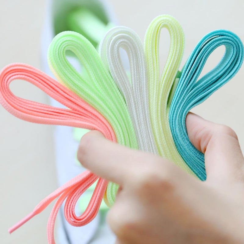 Chunney 6 Packs Luminous Shoelace Athletic Sport Flat Shoe Laces Glow In The Dark Night - Image 3
